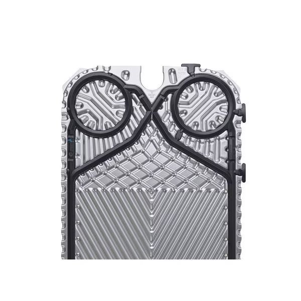 316/0.6/H End plate I with NBR-B Clip-on gasket, unholed, Alfa Laval, Mfr#: M6-M